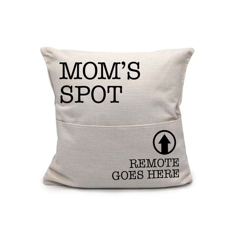 mom's spot pillow reading nook gift for mom book holder pillow cover pillow case Mother's day gift book lovers birthday gift for mom