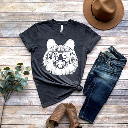 Papa Bear Sunglass, Papa Bear Shirt, Dad Shirt, Father's Day t-shirt, husband present, family shirt matching shirts, Father's Day Gift
