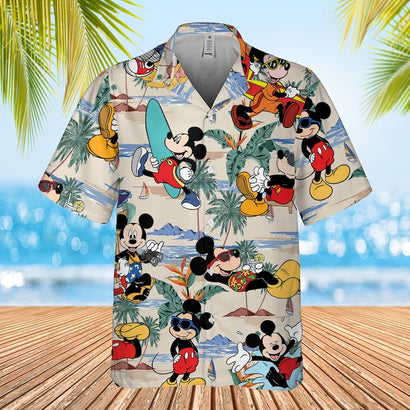 Mickey Hawaii Shirt, Mickey Aloha Shirt, Disney Hawaiian Shirt, Summer Vacation Hawaiian Shirt
