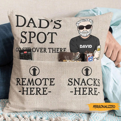 Pocket Pillow, Father’s Day, Birthday Gift For Dad, Grandpa