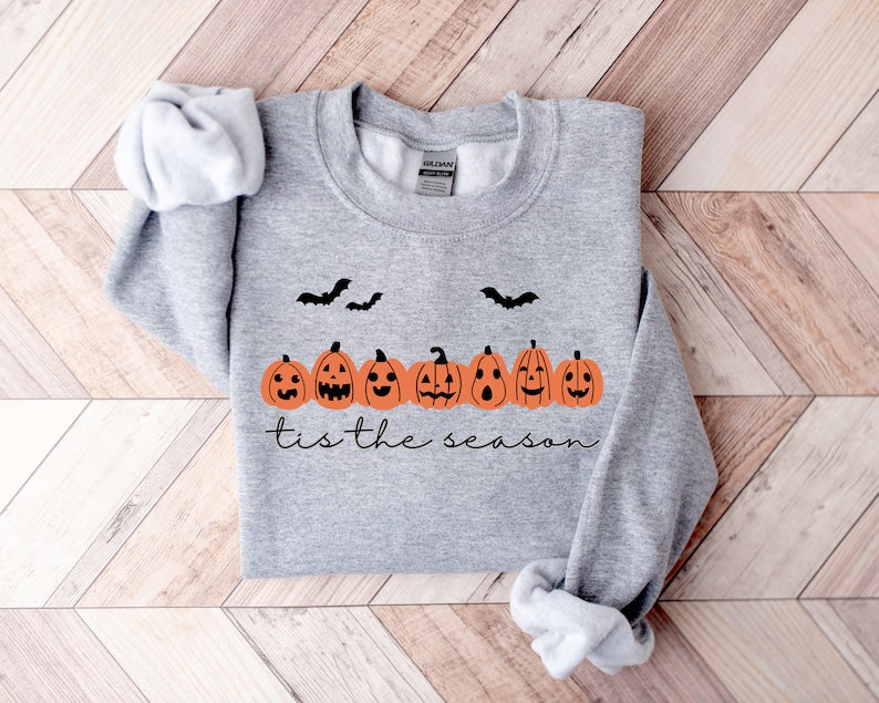 is The Season Halloween Sweatshirt,Halloween Sweatshirt,Spooky Season,Coffee Shirt,Halloween Design Shirt,Halloween Gift,