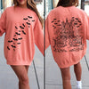 Halloween Sweatshirt Halloween Party Bats  Spooky Season Pullover Vintage Halloween Sweater Trendy