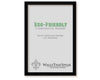 Ready Made Picture Frame Black Flat Moulding Plexi Glass Free Shipping
