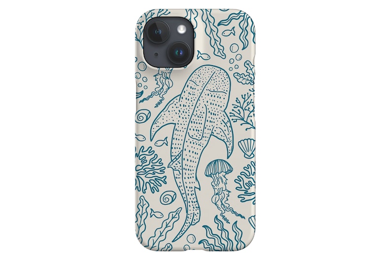 Whale Shark Coral Reef Limited-Edition Phone Case | Ocean Sea Jellyfish