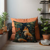 William Morris Pillow, Fox Pillow, Vintage Pillow