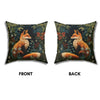 William Morris Pillow, Fox Pillow, Vintage Pillow