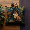 William Morris Pillow, Fox Pillow, Vintage Pillow