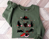 Valentine Black Cat Sweatshirt, Black Cat Love Shirt, Kitten Valentine Shirt, Cat Lover Gift