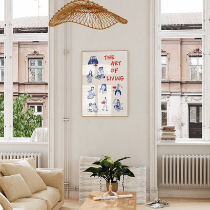 Exhibition French Poster Aesthetic Home Wall Decor Art Colorful Illustration Poster