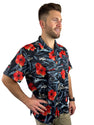 Marines Semper Fi Hawaiian Shirt Black