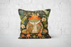 Floral Frog Pillow Inspired William Morris, Vintage Art Nouveau, Housewarming Gift