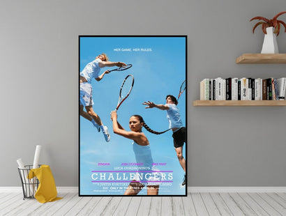 CHALLENGERS (2024) Movie Poster - High Quality Canvas Wall Art - Room Decor - Challengers Poster for Gift - Zendaya