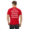 Jurgen Klopp Tribute T-Shirt - Thank You Luv Design - Commemorative Tee Liverpool Manager - I'll Never Walk Alone