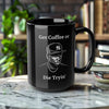 Get Coffee or Die Tryin, 50 Cent mug, Print on demand ceramic coffee mug, funny meme mug, gifts for him or her