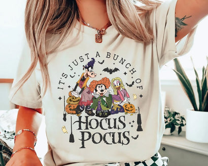 Mickey and Friends Halloween Shirt, Disney Halloween Shirt, Hocus Pocus Shirt, Spooky Season Shirt, Disney Pumpkin Shirt, Disney Spooky Tee