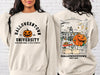Halloweentown Est 1998 Back and Front Sweatshirt, Retro Halloween Town Crewneck Sweater Halloweentown University Halloween Fall Shirt