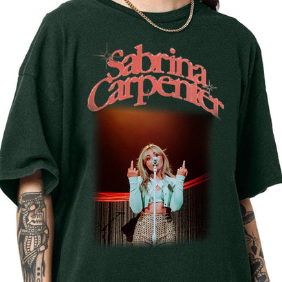 Sabrina Carpenter Vintage 90s Shirt, Sabrina World Tour Shirt, Carpenter Graphic Shirt, Trendy Shirt For 2024