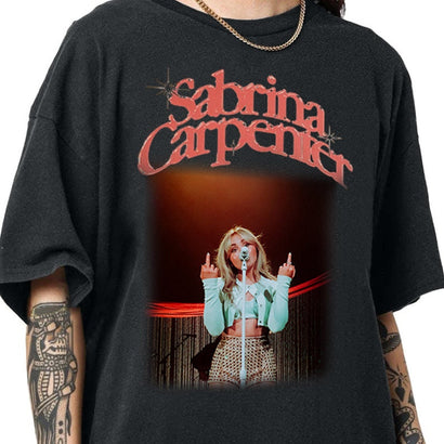 Sabrina Carpenter Vintage 90s Shirt, Sabrina World Tour Shirt, Carpenter Graphic Shirt, Trendy Shirt For 2024