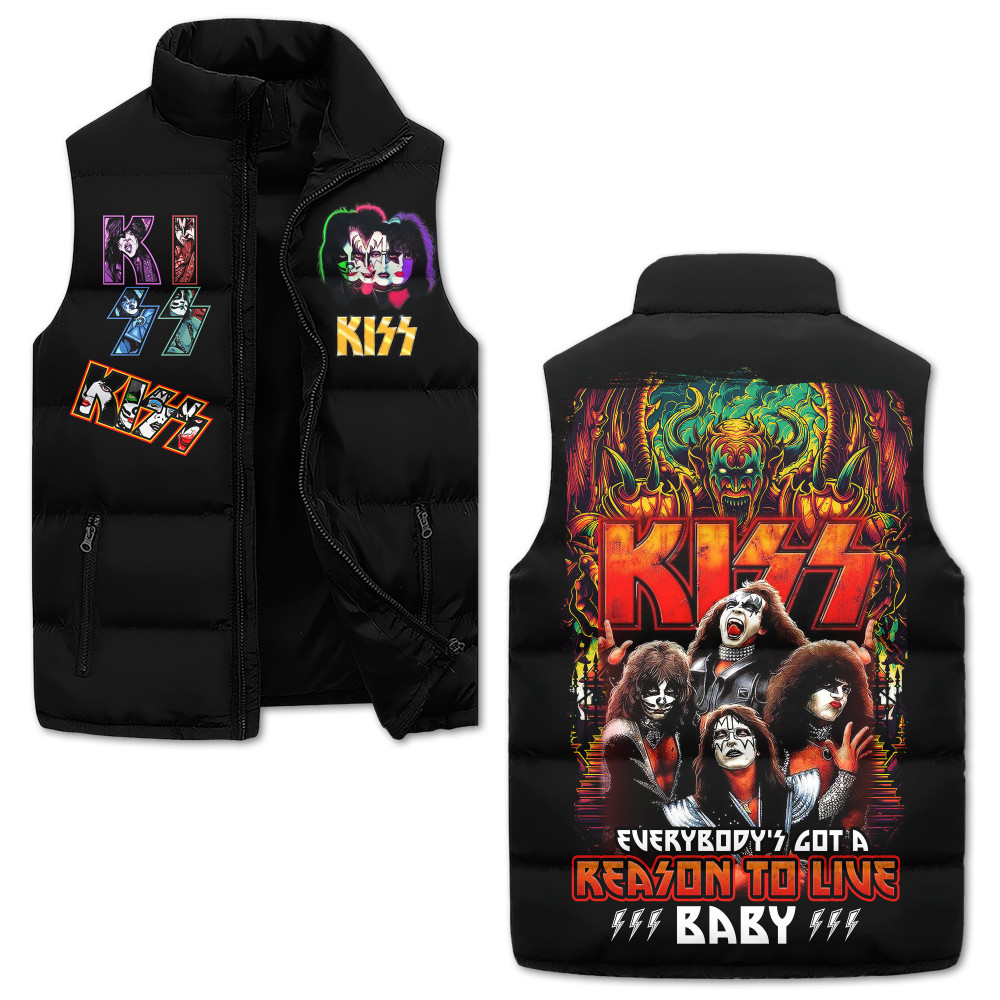 KISS 3D Sleeveless Down Jacket – ANHNV 1904