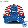 Indianapolis Colts American Flag Pattern Independence Day Baseball Cap