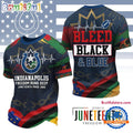 Indianapolis Colts NFL Juneteenth Freedom Runs Deep New Design 3D Shirt
