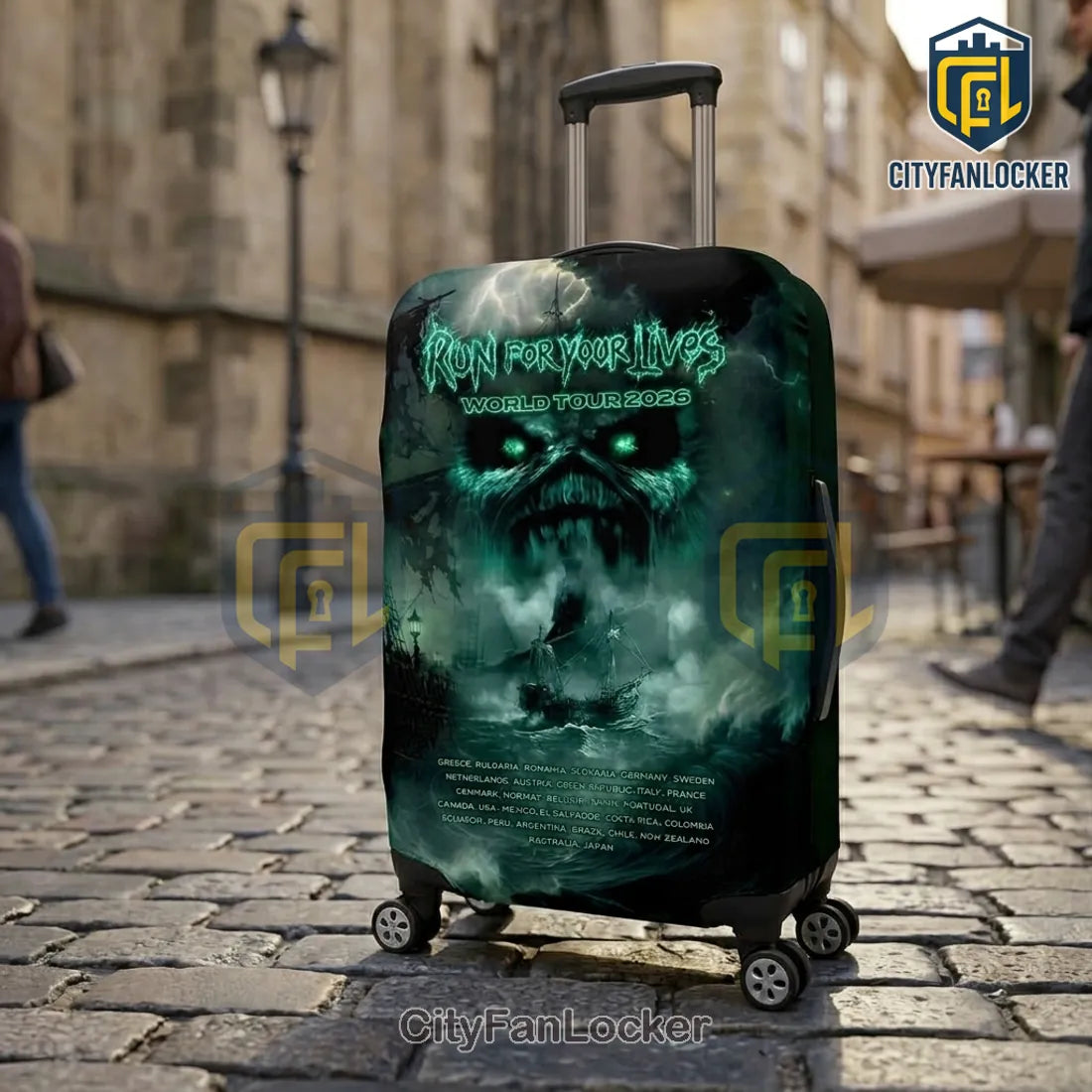 Iron Maiden 2026 World Tour Luggage Cover
