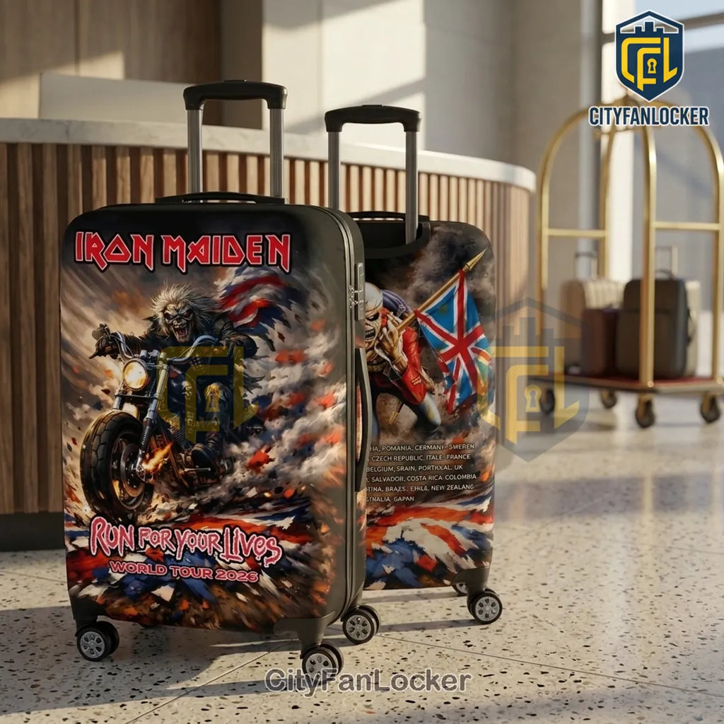 Iron Maiden Run For Your Lives 2026 Luggage Cover