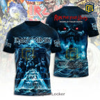 Iron Maiden Tour 2026 Powerslave Eddie Pullover Hoodie