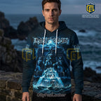 Iron Maiden Tour 2026 Powerslave Eddie Pullover Hoodie