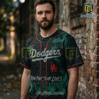 Iron Maiden x Los Angeles Dodgers 2026 Tour Baseball Jersey