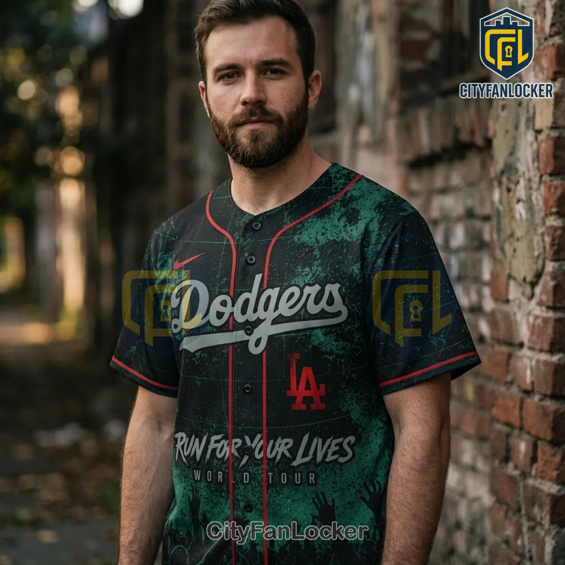 Iron Maiden x Los Angeles Dodgers 2026 Tour Baseball Jersey