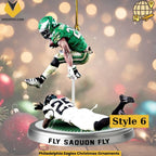 Philadelphia Eagles Christmas Ornaments