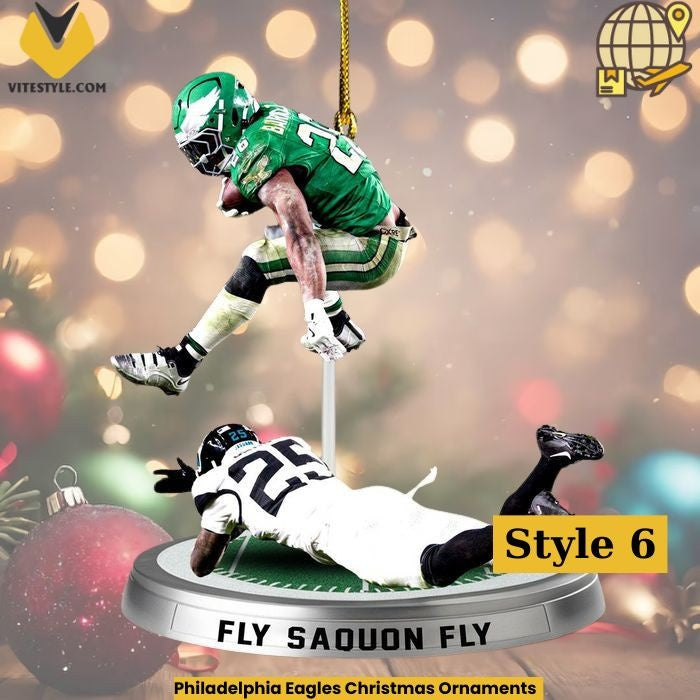 Philadelphia Eagles Christmas Ornaments