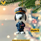 Snoopy Veteran Tribute Ornament