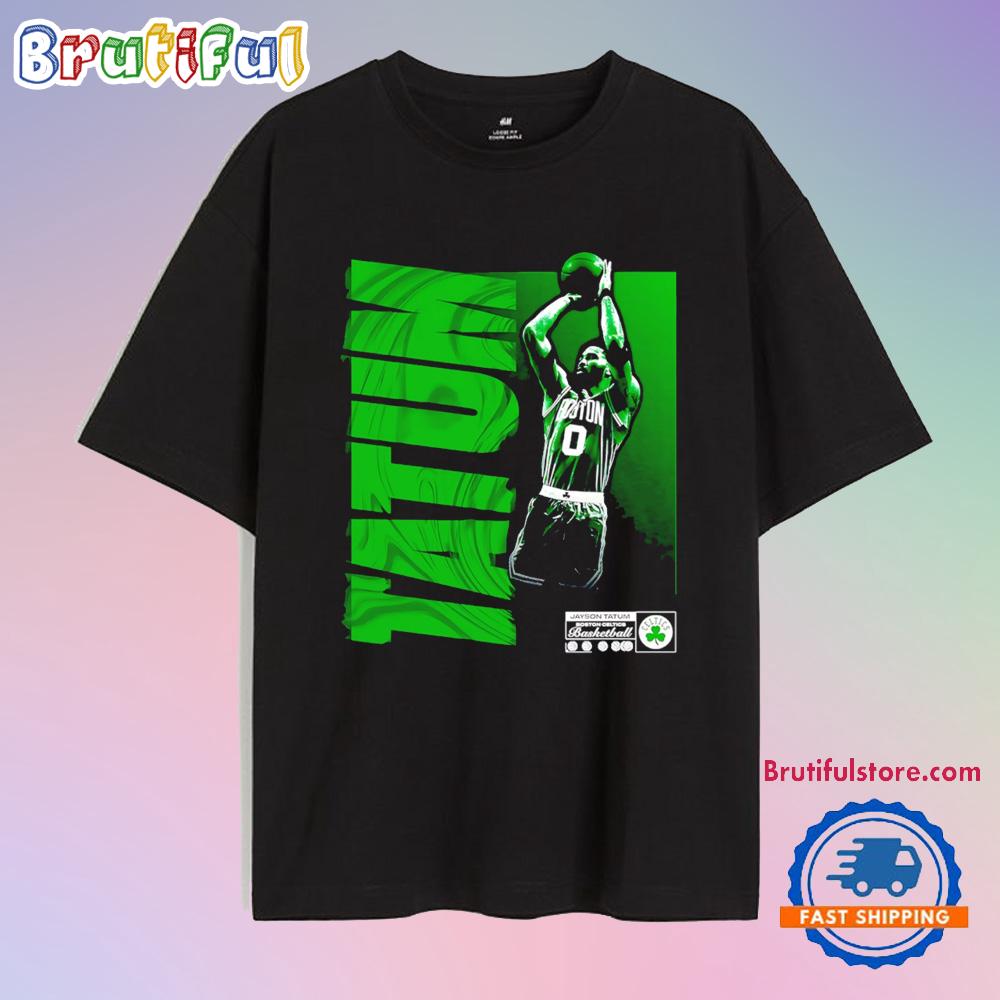 Jayson Tatum Boston Celtics Player Wave T Shirt