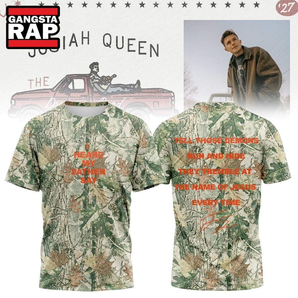 Josiah Queen Damascus Road Tour 2027 Limited Edition Signature Hoodie T-Shirt