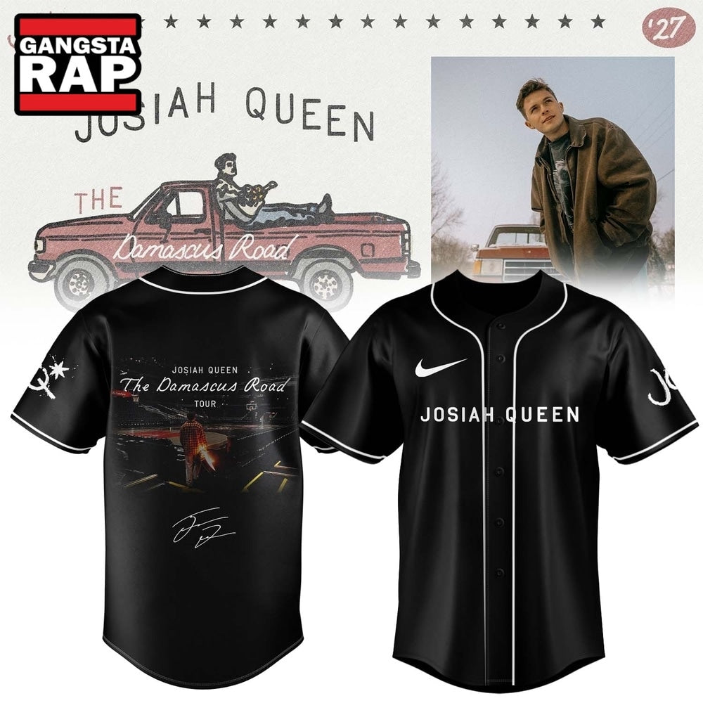 Josiah Queen Damascus Road Tour 2027 New Design Signature Baseball Jersey
