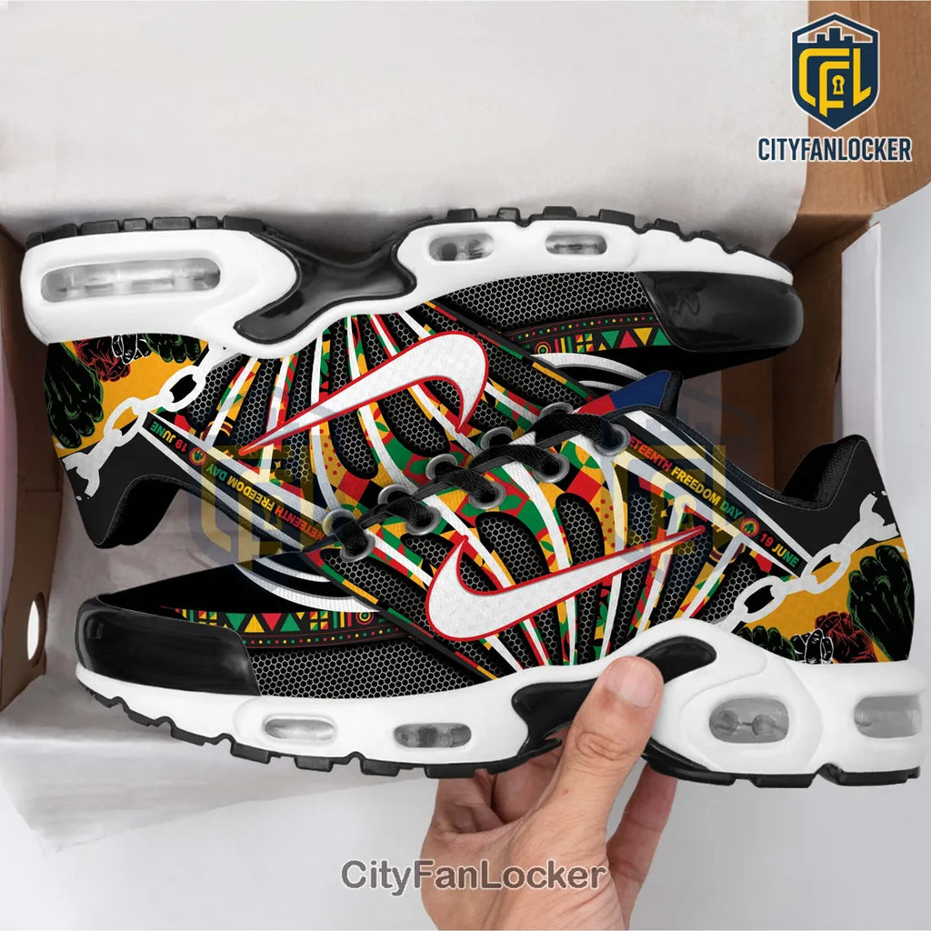 Juneteenth June 19 Freedom Day Afrocentric Pride TN Sneakers