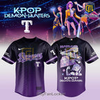 K-Pop Demon Hunters x Texas Rangers 2026 Limited Edition Baseball Jersey