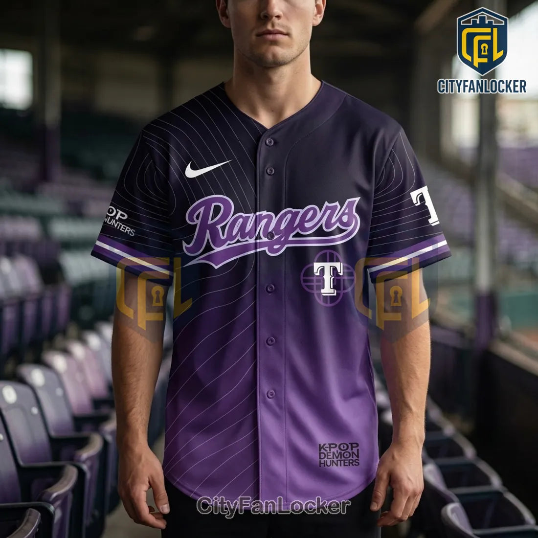 K-Pop Demon Hunters x Texas Rangers 2026 Limited Edition Baseball Jersey