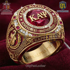 Kappa Alpha Psi Fraternity Gold Plated Ring