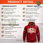 Kappa Alpha Psi Fraternity Vintage Distressed Hoodie