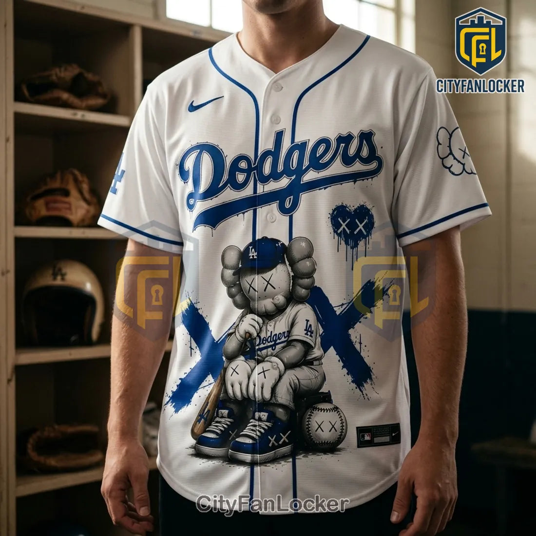 KAWS x Los Angeles Dodgers 2026 Edition Baseball Jersey