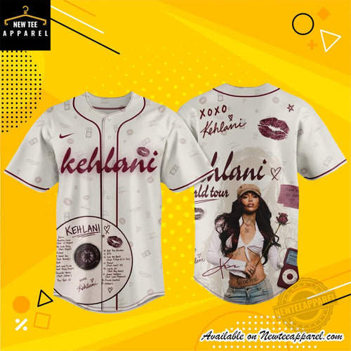 Kehlani World Tour Custom Baseball Jersey