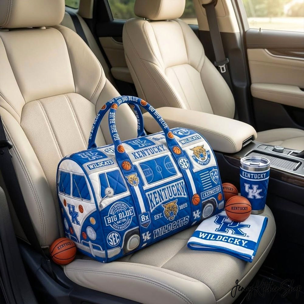 Kentucky Wildcats Quilted Duffle Bag