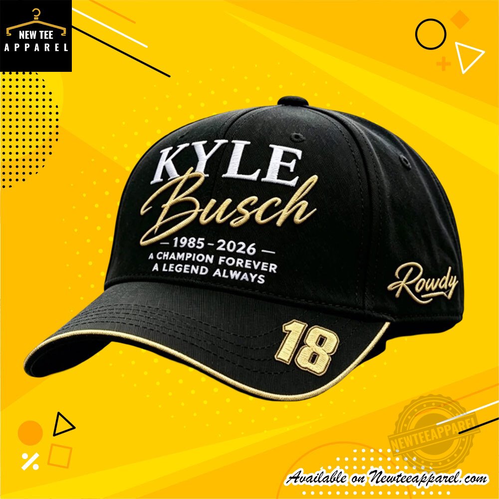 Kyle Busch 18 Custom Embroidered Hat – In Loving Memory Racing Cap