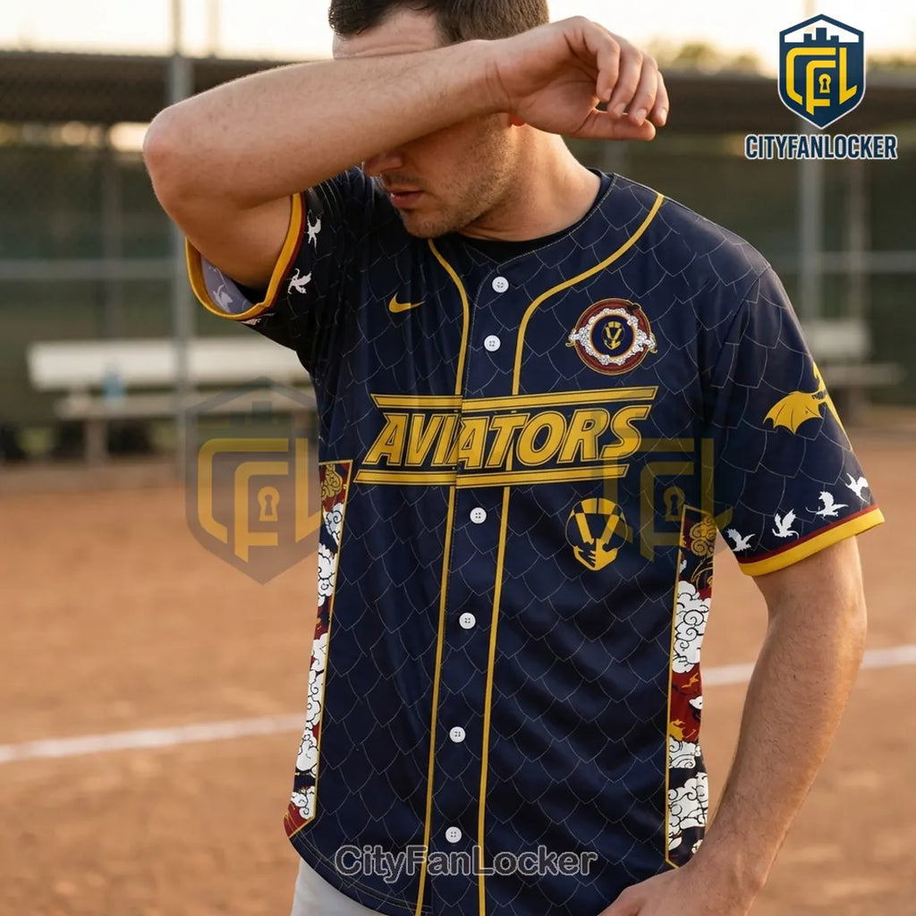 Las Vegas Aviators Fourth Wing Sorrengail Baseball Jersey