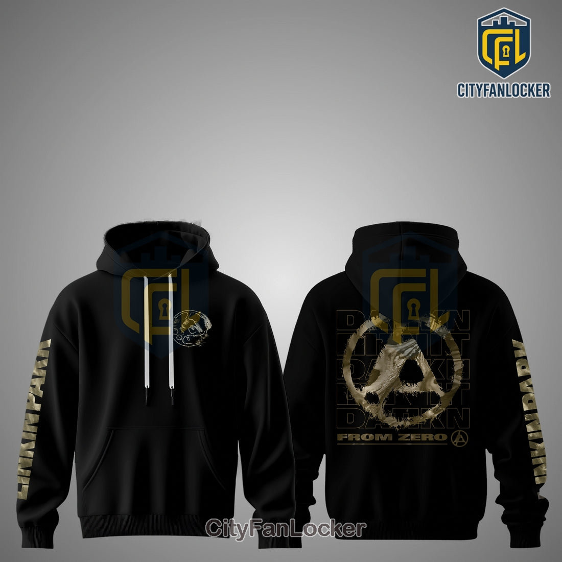 Linkin Park From Zero World Tour Black Pullover Hoodie