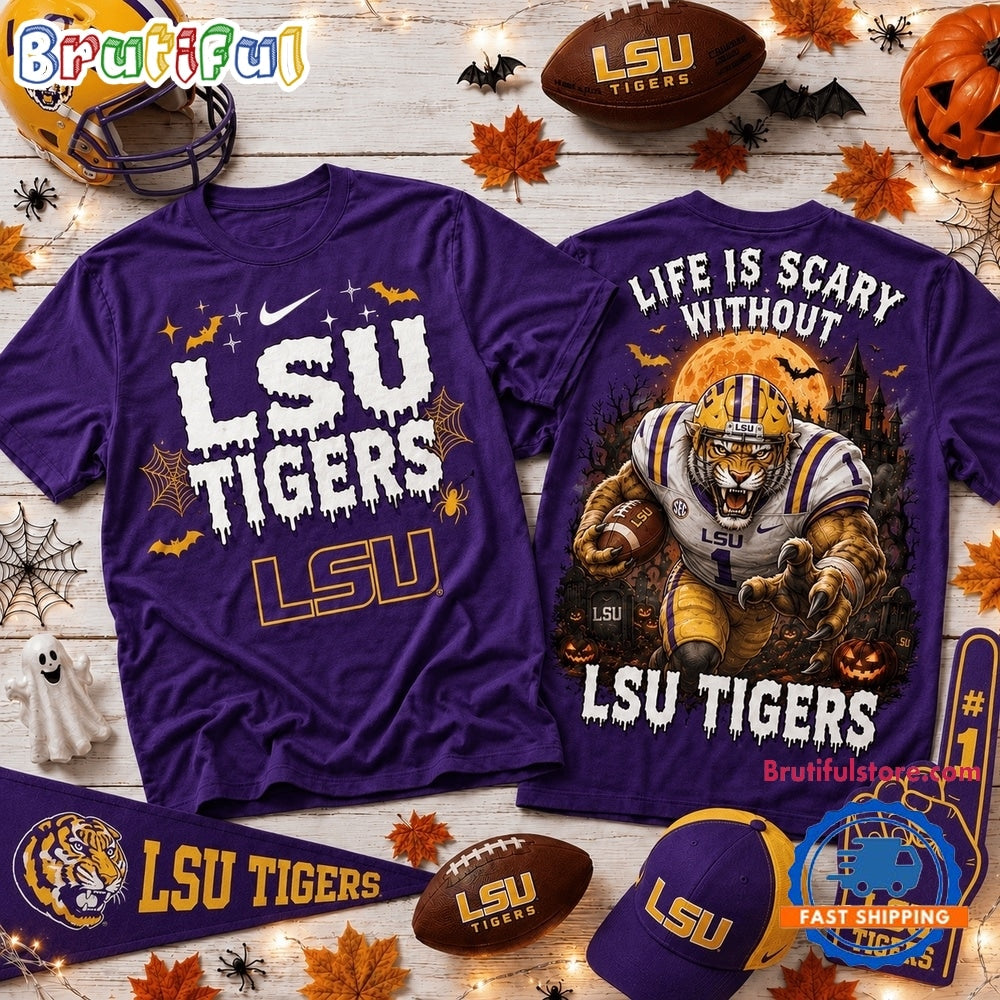 LSU Tigers 2026 NCAA Halloween New Design 3D Shirt