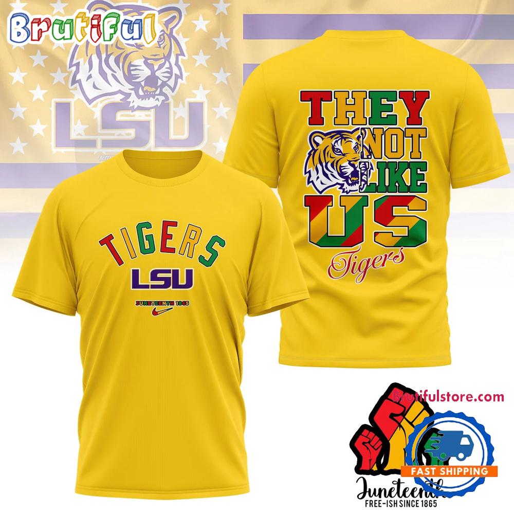 LSU Tigers Juneteenth Freedom Day 3D Shirt